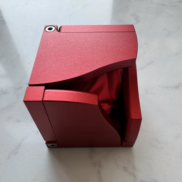 Luxury Ring Box Magnetic Reveal (Red)