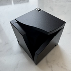 Luxury Ring Box Magnetic Reveal (Matt Black)