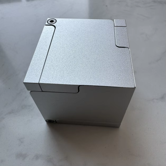 Luxury Ring Box Magnetic Reveal (Silver)