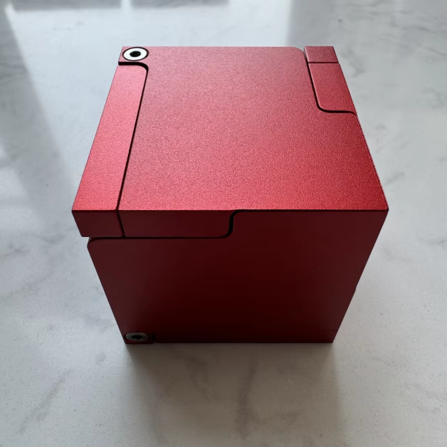 Luxury Ring Box Magnetic Reveal (Red)
