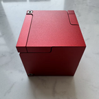 Luxury Ring Box Magnetic Reveal (Red)