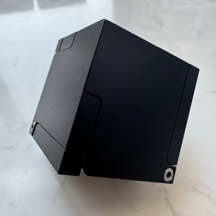 Luxury Ring Box Magnetic Reveal (Matt Black)
