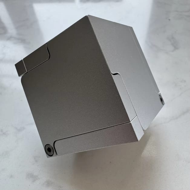 Luxury Ring Box Magnetic Reveal (Silver)